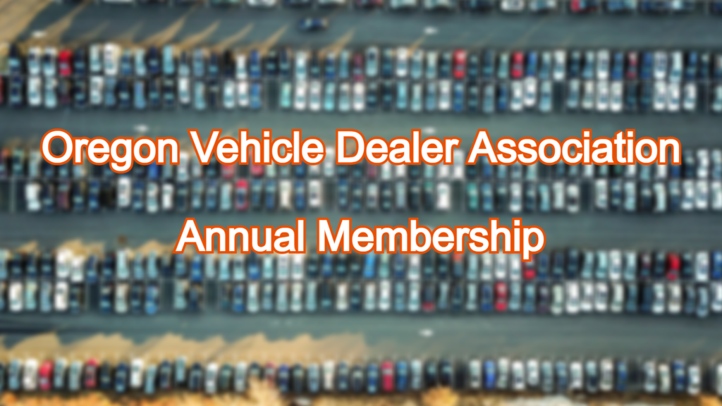 Products Oregon Vehicle Dealer Association
