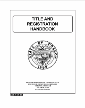 OREGON: Title and Registration Handbook (Digital)